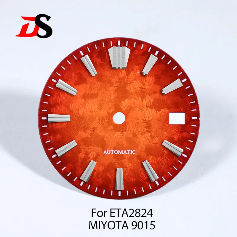 62GS 28.5mm Dial Xinzhou Sakura Dial GS MOD No Lume for ETA2824 SW200 MIYOTA9015 Movement