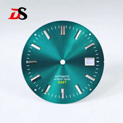 32.5mm HI-BEAT 36000 GMT Sunburst Dial for 40mm 44GS Case NH34 Movement