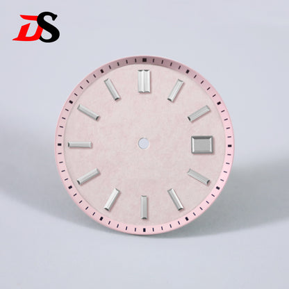 33.5mm Pink Dial No Lume for 40MM GS Case NH35 NH34