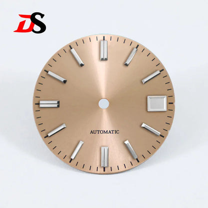 28.5mm Sunburst Dial No Lume NH35 Movement Modified Watch Accessories