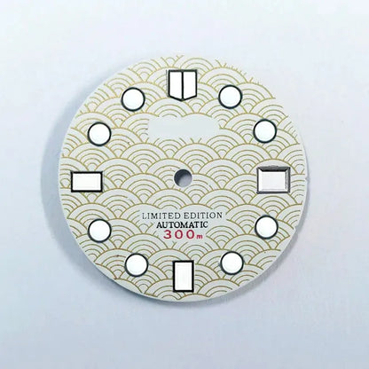 Wave Dial Refit 28.5mm NH35 Movement BGW9 C3 Lume