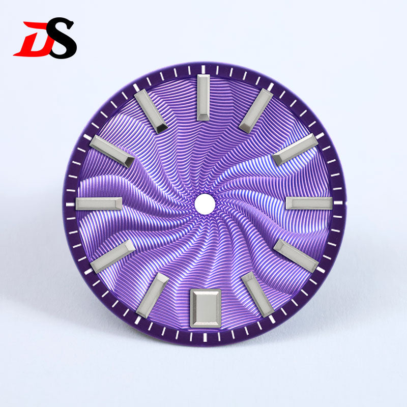 Guilloche Dial Smoked Series 28.5mm NH35 Mod Sterile NH34 NH38 No Date 3 O'clock/6 O'clock