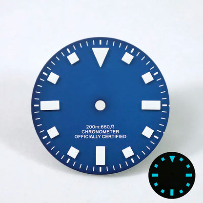 Retro 28.5mm Matte 50 Layers BGW9 C3 Lume NH35 NH36 Movement SKX007 No Date