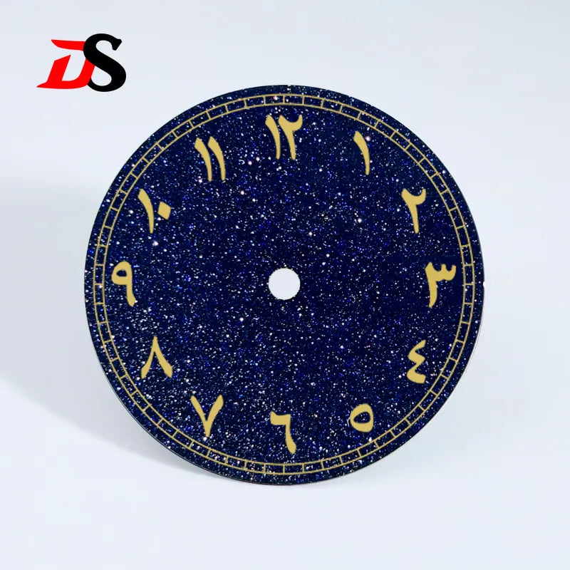 No Date Arab 28.5mm Dial Blue Starry Sky Blue Sandstone NH35NH38 Movement