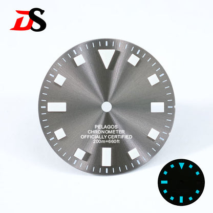 Retro Pelagos Sun Blue/green Luminous Dial Date GMT50 Layer