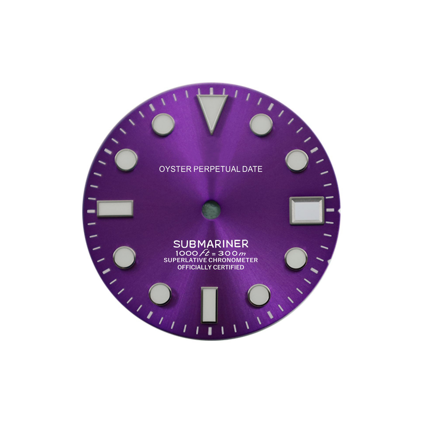 Sunburst SUB Dial Mod Luminous Dial NH35NH36 Movement 28.5mm