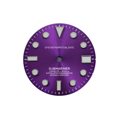 Sunburst SUB Dial Mod Luminous Dial NH35NH36 Movement 28.5mm