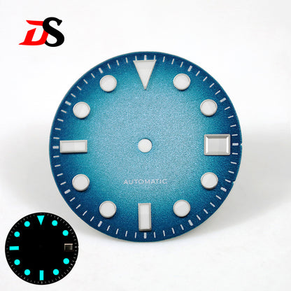 Spark Texture Blue Green Lume YM 28.5mm NH35 Dial