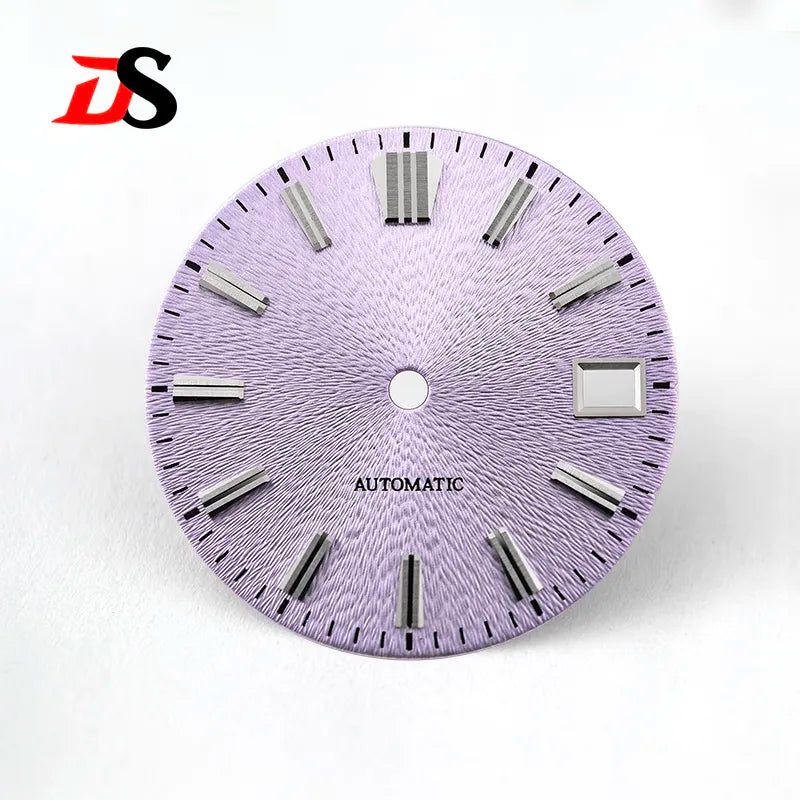 Red Sunburst GS No Lume Invisible Textured Dial NH35 28.5mm