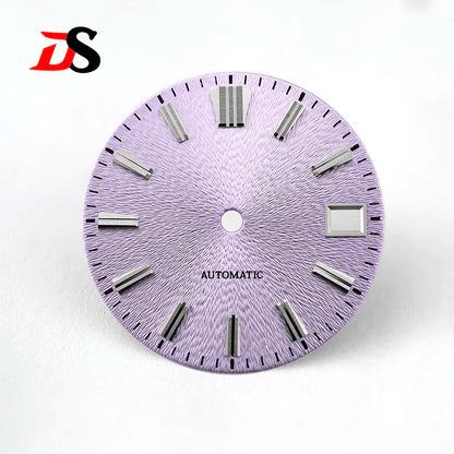 Red Sunburst GS No Lume Invisible Textured Dial NH35 28.5mm