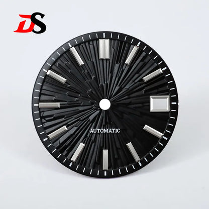 Gradient 28.5mm Wood Grain Dial No Lume for NH35/NH38 Movement 3 O'clock Date/no Date