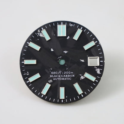 Color Lume Index Carbon Fiber Dial 28.5mm