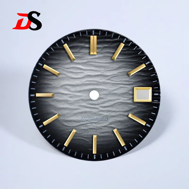 Gradient Wave Dial 28.5mm No Lume for NH35/NH38 Movement 3 O'clock Date/no Date
