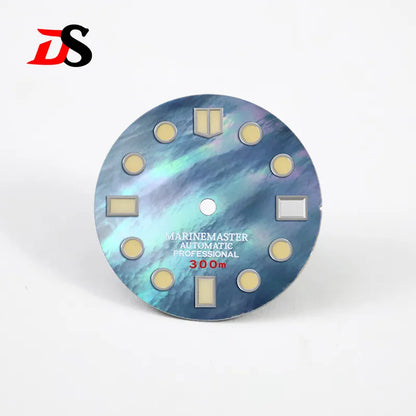 Mother shellfish Marinemaster Dial 28.5mm MOD BGW9 C3 Lume NH35NH36 Movement No Tick Mark