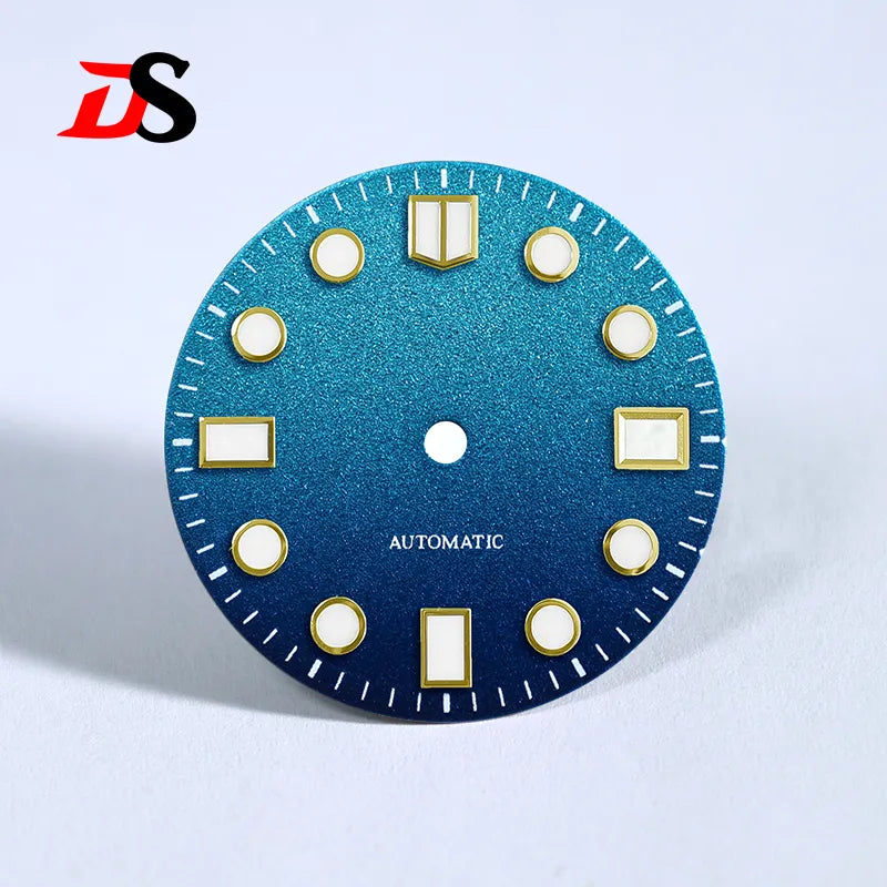 28.5mm Dial Gradient Matte Dial BGW9 C3 Lume for NH35 NH38 Movement