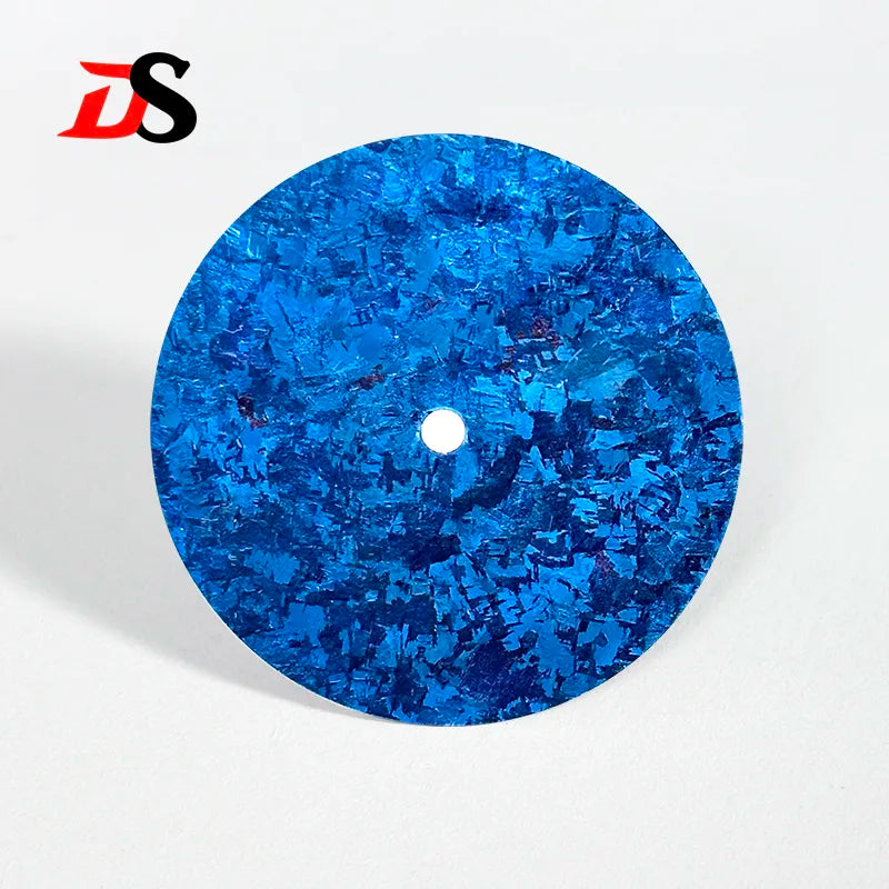 Sterile 28.5mm Ice Crystal Titanium Dial Blue Lume NH35 Movement