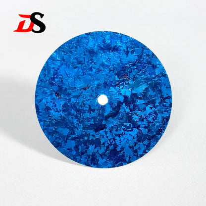 Sterile 28.5mm Ice Crystal Titanium Dial Blue Lume NH35 Movement