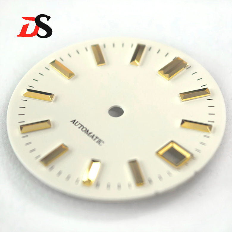 Sunburst Matte Cream Color No-luminous Dial NH38NH35 28.5mm