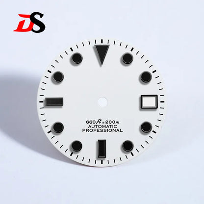 Matte 28.5mm Dial YM SUB Black Lume NH35 Movement Date