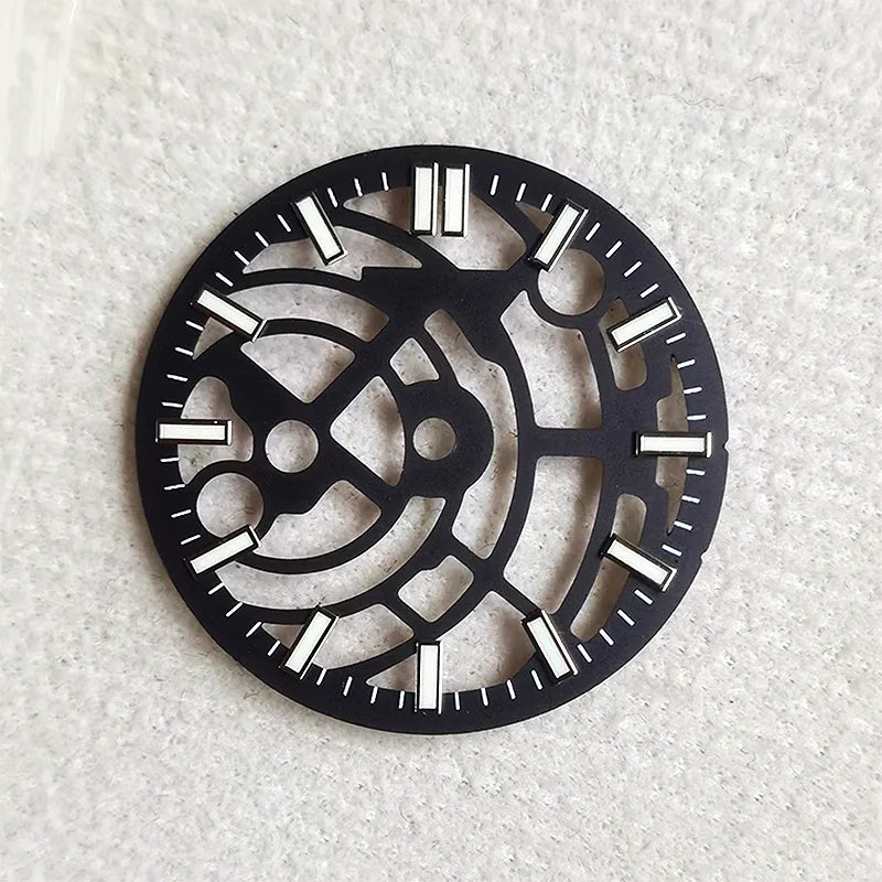 28.5mm Hollow Skeleton Dial NH70 Movement