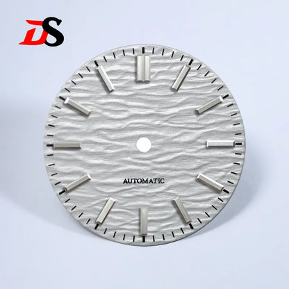 28.5mm Wave Dial Gradient No Lume for NH35/NH38 Movement 3 O'clock Date/no Date