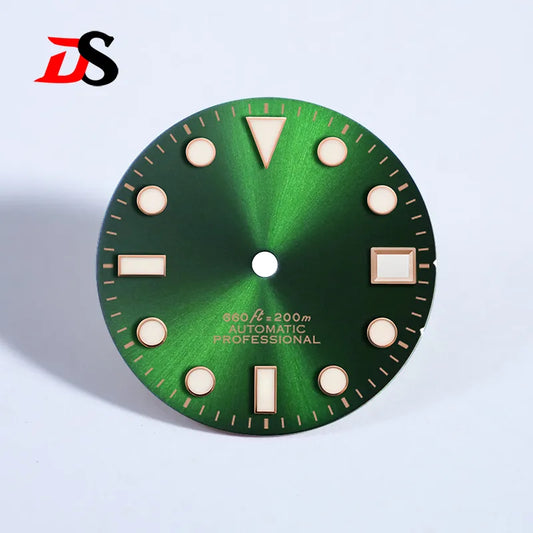 Matte 28.5mm Dial YM SUB BGW9 C3 Lume NH35 Movement Rose Gold Date