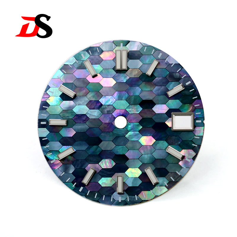 White Mother-of-pearl Dial BGW9 C3 Luminous White Blue MOD NH35 28.5mm