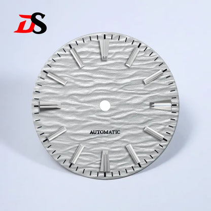 Wave Dial 28.5mm Gradient No Lume for NH35/NH38 Movement 3 O'clock Date/no Date