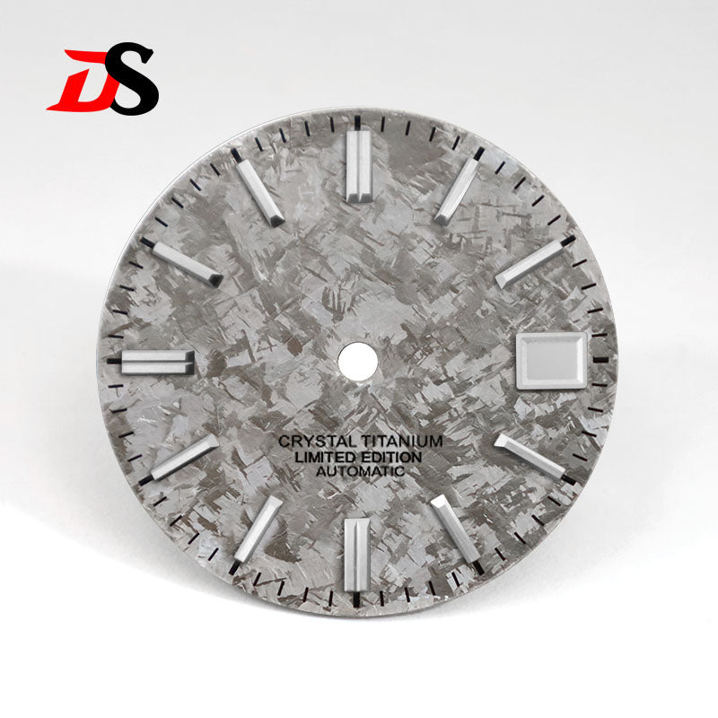 Ice Crystal Titanium Dial 28.5mm Dial No Lume NH35 Movement