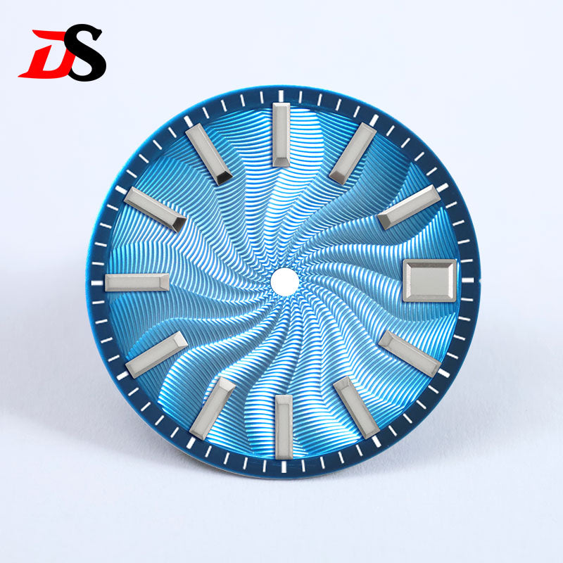 Guilloche Dial Smoked Series 28.5mm NH35 Mod Sterile NH34 NH38 No Date 3 O'clock/6 O'clock