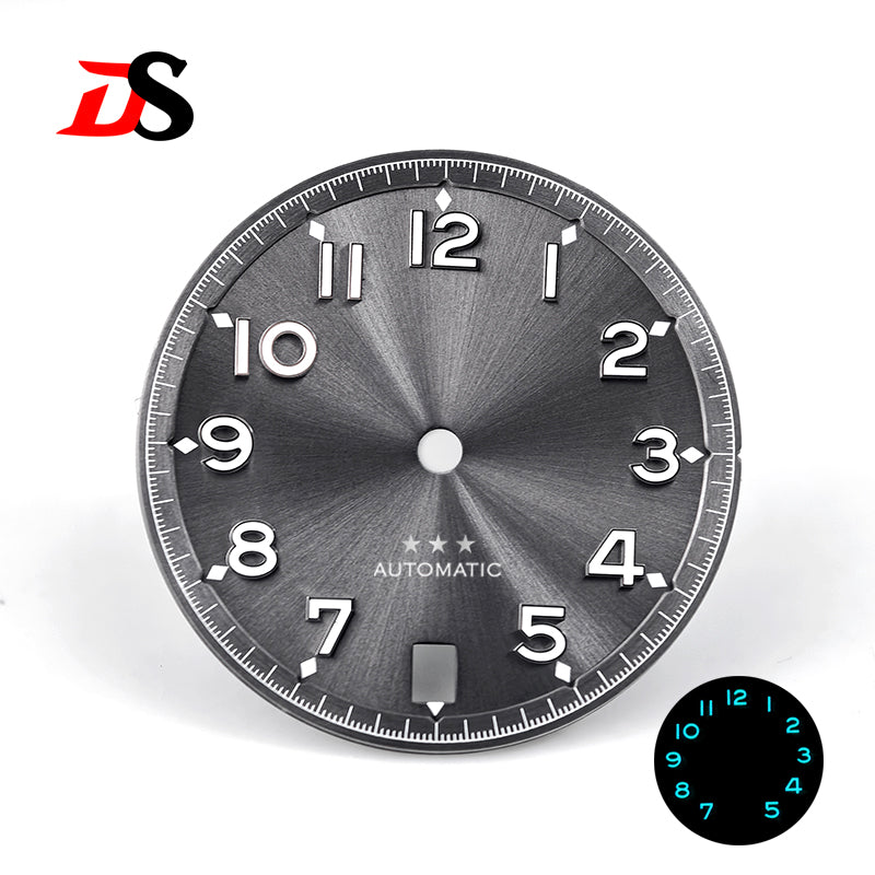 Presell-Foregoer Dial Blue Lume 28.5mm Number NH35 Dial Five-pointed Star