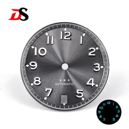 Presell-Foregoer Dial Blue Lume 28.5mm Number NH35 Dial Five-pointed Star