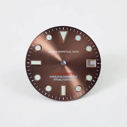SUB 28.5mm Dial Matte Sunburst Yacht Literally Mod BGW9 C3 Lume NH35 Movement
