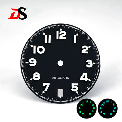 NH35 Dial 28.5mm Forerunner Dial BGW9 C3 Lume Number