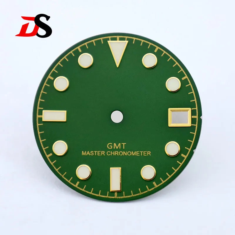 28.5mm Matte Dial Blue Lume NH35NH34GMT Movement