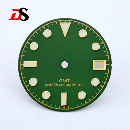 28.5mm Matte Dial Blue Lume NH35NH34GMT Movement