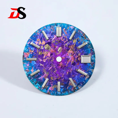 28.5mm Dial Ice Crystal Titanium Dial NO Lume NH35 Movement