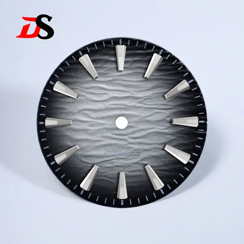 Gradient 28.5mm Wave Pattern Dial Blue Lume for NH35/NH38 Movement