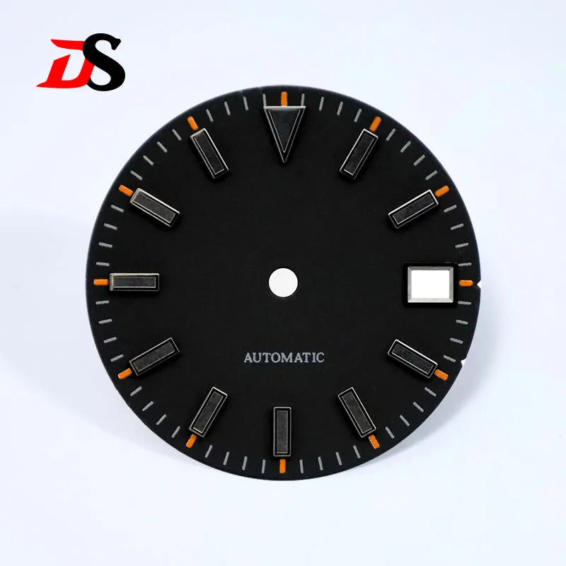 Matte Sunburst Dial Black Lume NH35 Movement 28.5mm