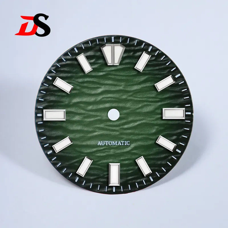 Gradient Wave Dial 28.5mm Blue Lume for NH35/NH38 Movement No Date