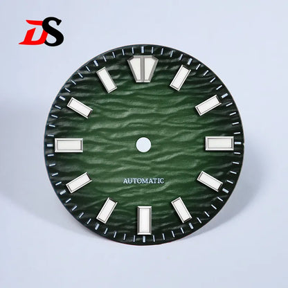 Gradient Wave Dial 28.5mm Blue Lume for NH35/NH38 Movement No Date
