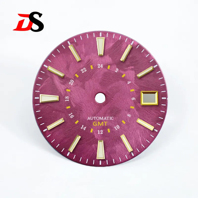 DS Sakura Orange GMT Dial Blue Luminous NH34GMT 28.5mm