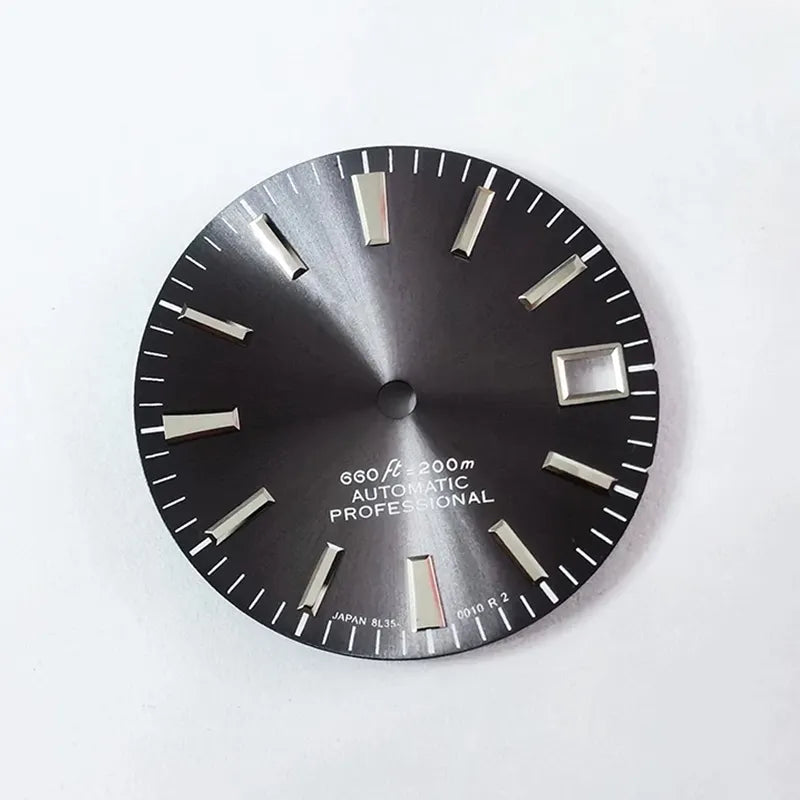 28.5mm Dial No Lume Sunburst Modified Watch NH35 Movement