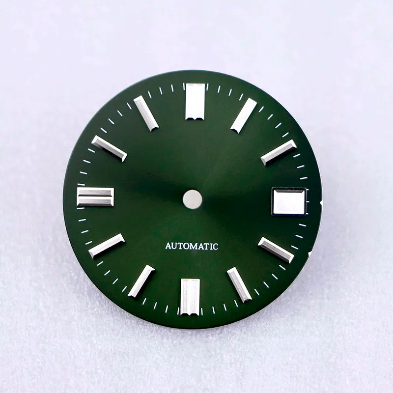 28.5mm Watch Dial Classic Sunburst Dial No Lume NH35 Movement