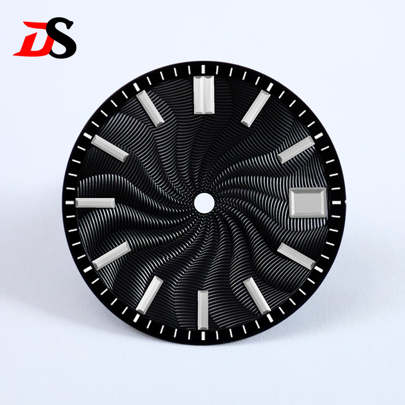 Guilloche Dial No Lume Sterile 28.5mm NH35NH34 Movement 3 O'clock /6O'clock /no Date