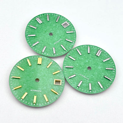Malay Jade Stone Dial High Quality Blank No Date NH38 Movement Natural