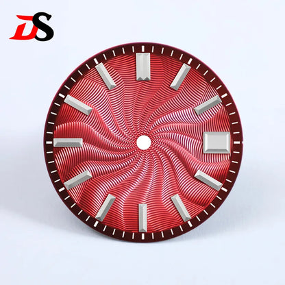 Guilloche Dial Envelope Index No Lume Sterile 28.5mm NH35NH34 Movement 3 O'clock /6O'clock /no Date