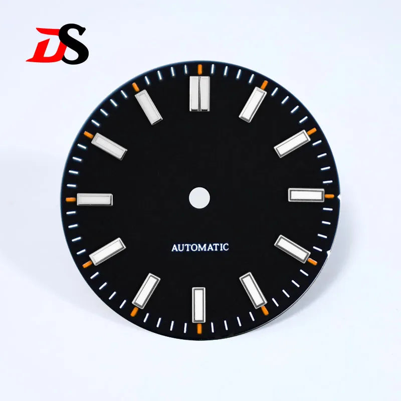 28.5mm Dial Sunburst Dial Blue Lume NH35 Movement No Date