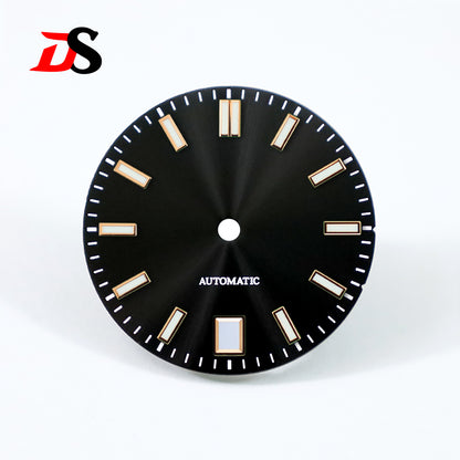 Sunburst Blue Lume Dial 6 O'clock NH35 28.5mm