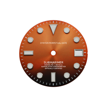 SUB Dial Series Sunburst Dial BGW9 C3 Lume for NH35 Movement